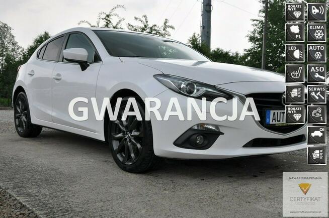 Mazda 3 gwarancja*asystent pasa ruchu*xenon*skóra*led*bluetooth*kamera cofania