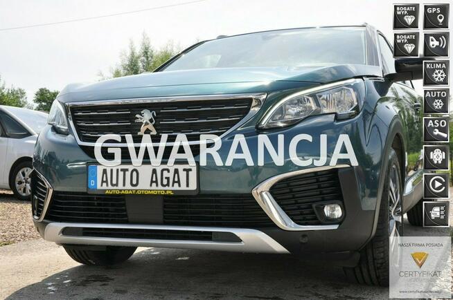 Peugeot 5008 nawi*asystent pasa ruchu*bluetooth*led*gwarancja*pół skóra*nowe opony