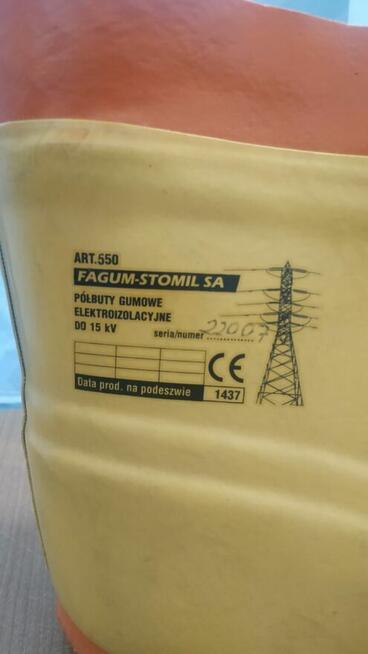 Buty gumowe elektroizolacyjne FAGUM-STOMIL 550