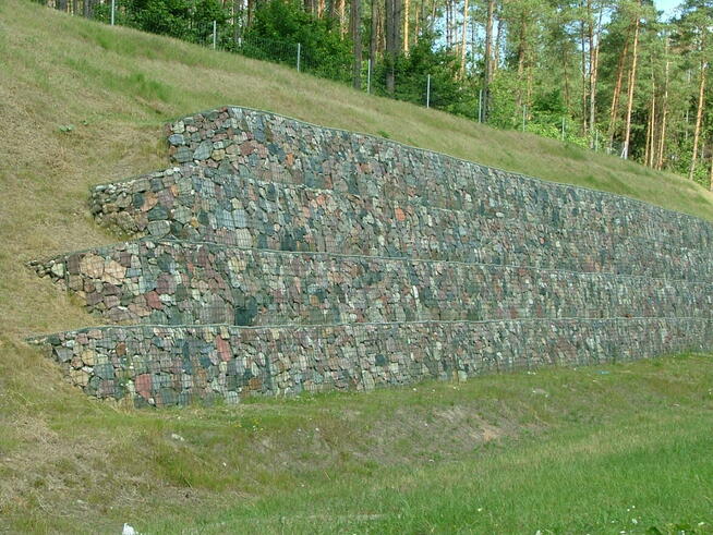 Kosze zgrzewane-Mury oporowe