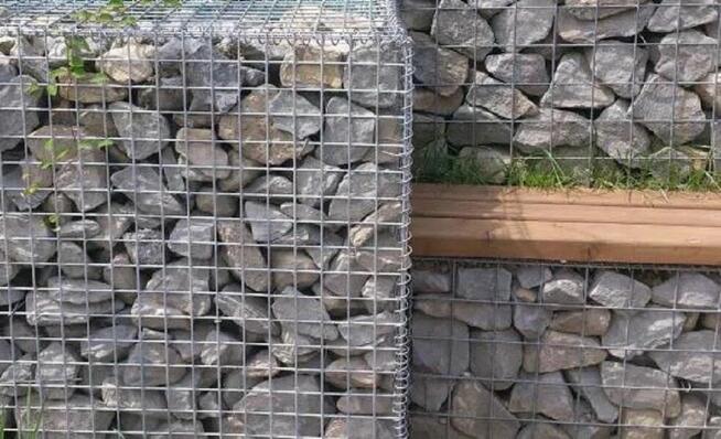 Kosze gabionowe zgrzewane -Mury oporowe