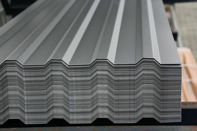 Blacha Trapezowa T-14 szary połysk, 2 gatunek , 0.60 mm