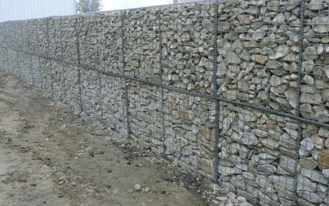 Kosze gabionowe zgrzewane -Mury oporowe