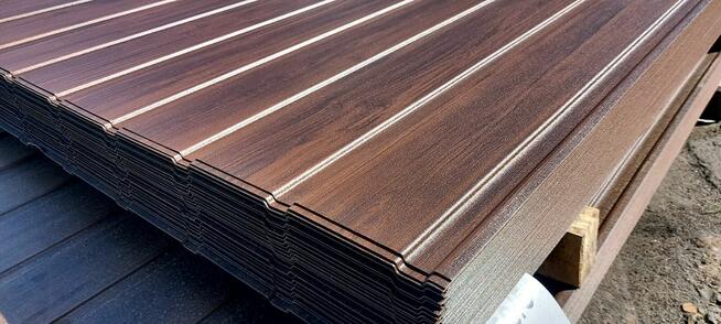 Blacha trapezowa T-7 ORZECH lakier - od ręki