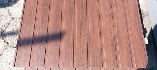 Blacha trapezowa T-7 ORZECH lakier - od ręki