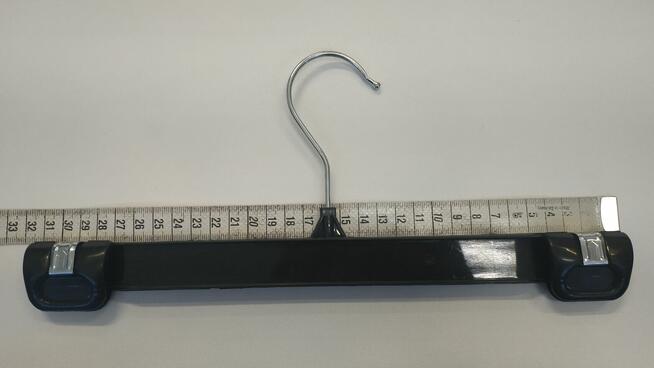 wieszaki plastikowe z klipsami zatrzaskowymi 5-pak (5 szt.)