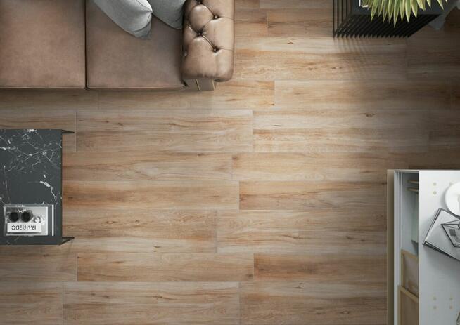 Płytki drewnopodobne gres 120x20 dąb Mattina sabbia gat.1