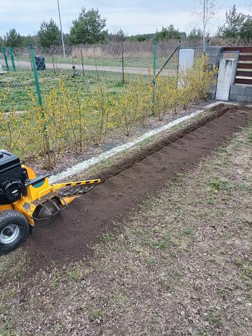 Koparka łańcuchowa do wykopów z rozrusznikiem 14KM wąski 10