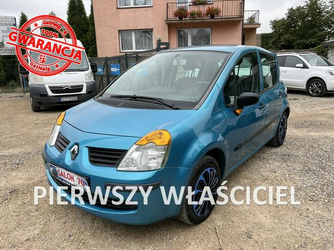 Renault Modus 1.2 1WŁ Klimatyzacja El szyby Bez Rdzy KS Serw Stan BDB BEzwypadk