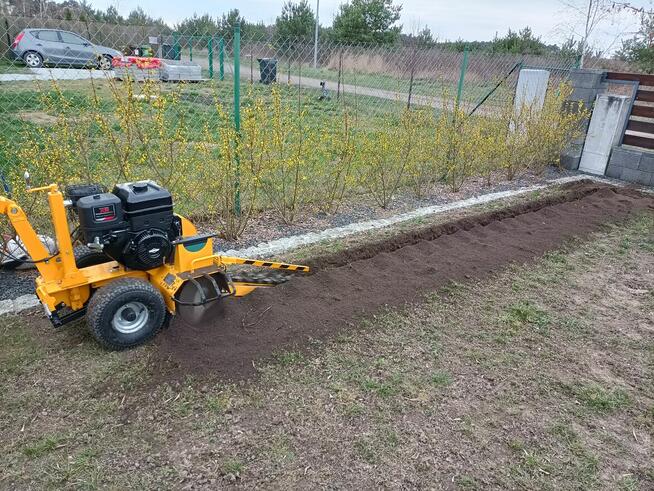 Koparka łańcuchowa do wykopów z rozrusznikiem 14KM wąski 10