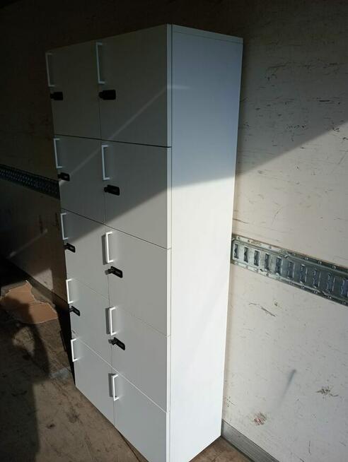 Locker biały lockery białe 10 skrytek szafka skrytkowa