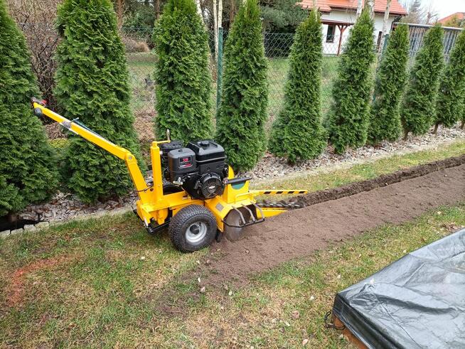 Koparka łańcuchowa do wykopów z rozrusznikiem 14KM wąski 10