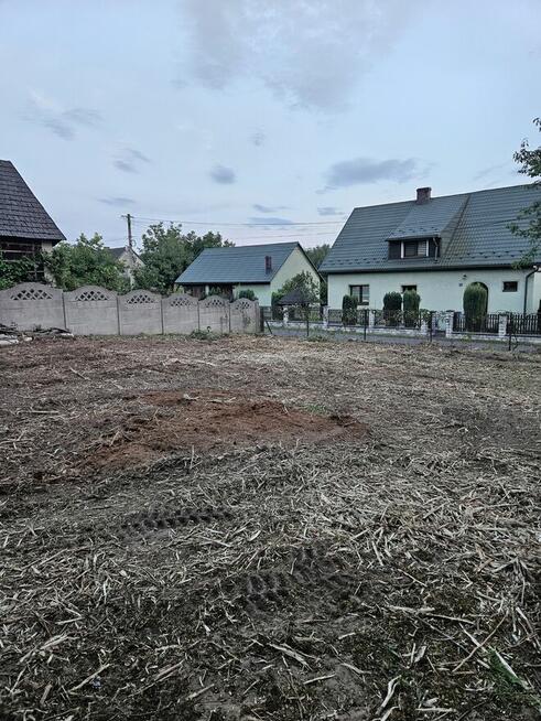 Mulczowanie Czyszczenie działek wycinka drzew mulczer