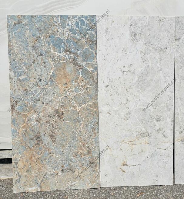 WYPRZEDAŻ Płytki łazienkowe, kuchenne gat.1 gres 120x60 whit