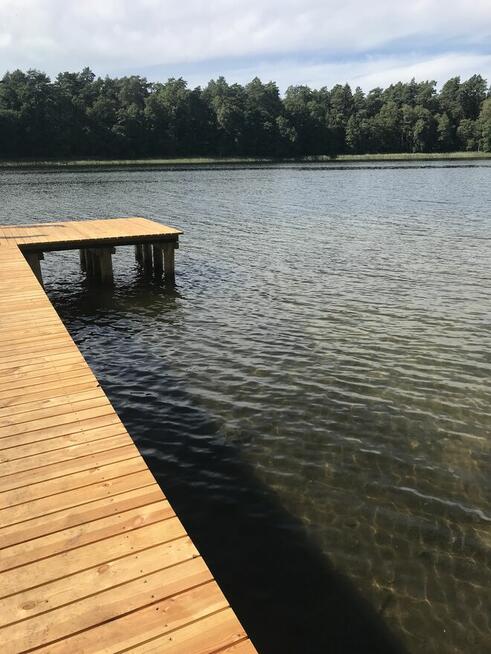 Mazury, dom letniskowy nad jeziorem Marksoby