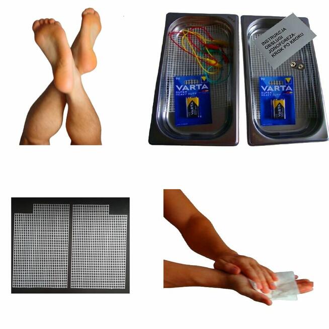 JONOFOREZA APARAT DO JONOFOREZY PRZECIWKO NADPOTLIWOŚCI POT