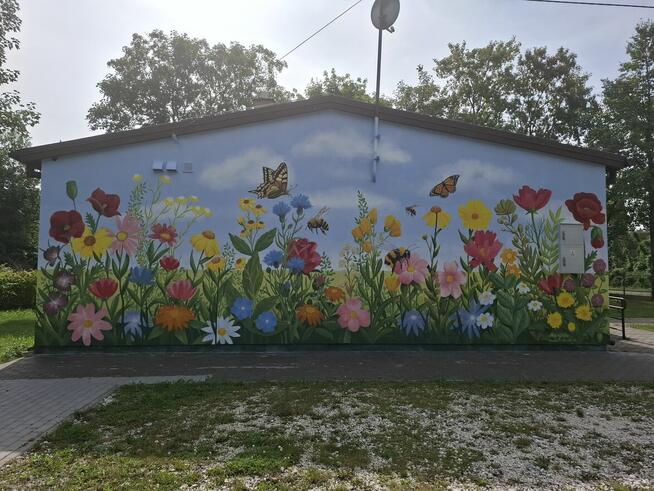 Inspiracje scienne, malarstwo ar , pomysl na klatkę schodową