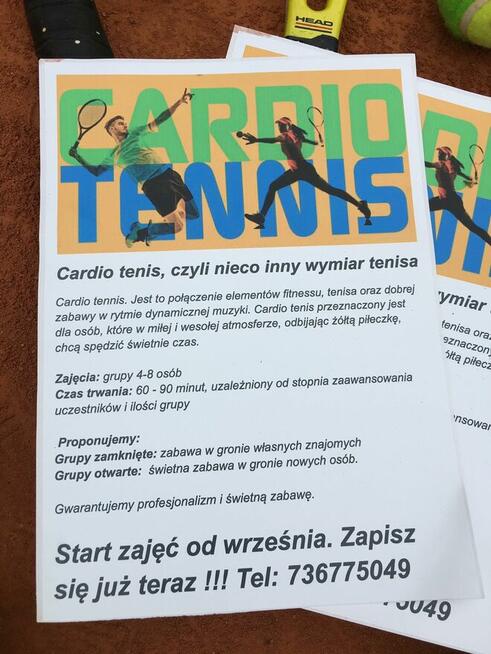 Cardio tenis - zapisz się n zajęcia !
