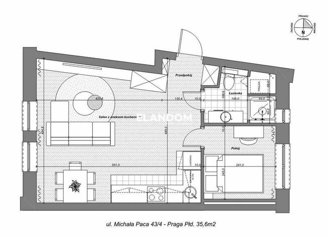2 pokojowe mieszkanie na Pradze Południe