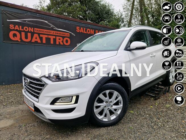 Hyundai Tucson Serwisowany ASO. Ledy. Automat. Navi. Grzana kierownica+fotele .Kamera