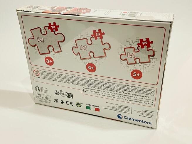 Puzzle Disney Cars (Auta) - 99 Elementów, Wymiary 33x21 cm