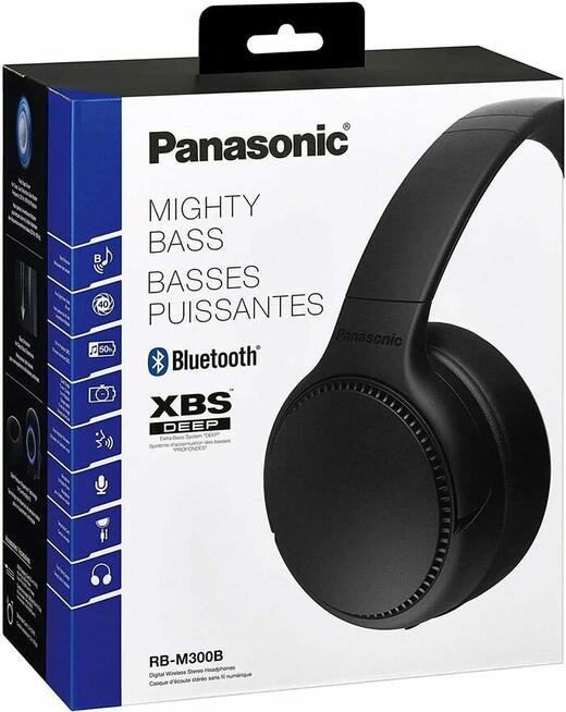 Panasonic Słuchawki model RB-M300BE-K - nauszne Bluetooth