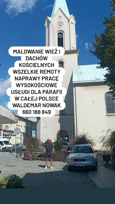 Malowanie Wież Dachów kościołów