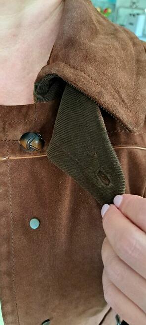 MAX MARA kurtka skórzana damska r. 40, lamówki i wypusty