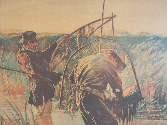 Obraz – „Rybacy (Połów raków)”, do sprzedania