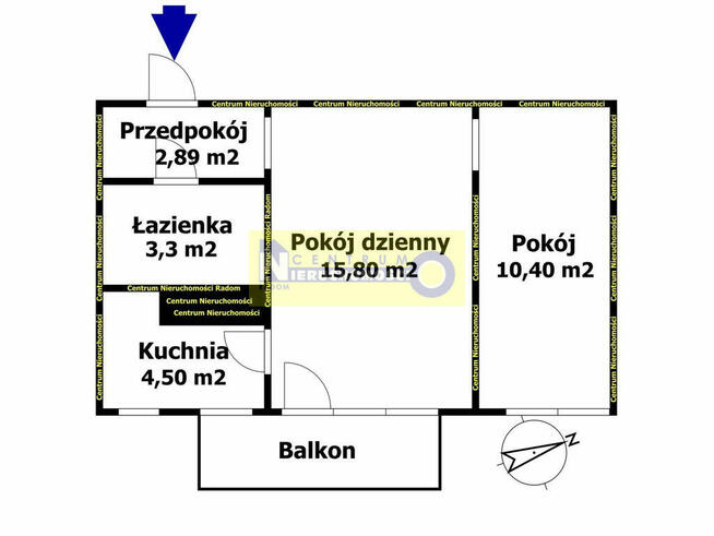 XV-lecia, M3 36,89, ul. Sowińskiego