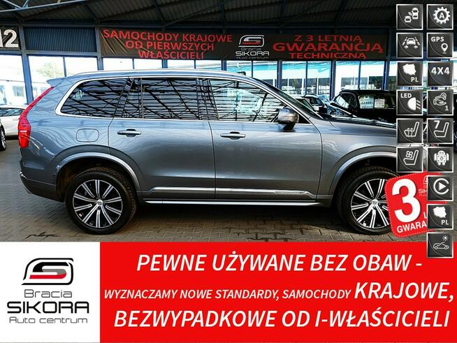 Volvo XC 90 7osób INSCRIPTION PNEUMATYKA Panorama 3Lata GWAR 1wł Kraj Bezwypa F23%