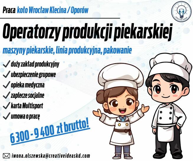 Pracownik produkcji piekarskiej (operator linii lub maszyn)