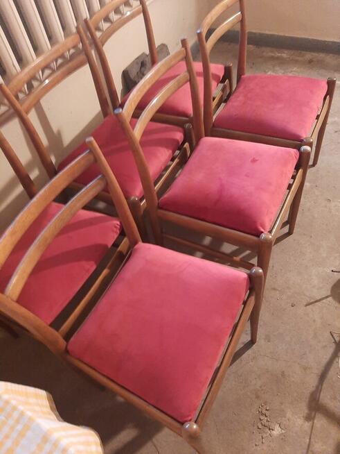 Stół i krzesła z PRL