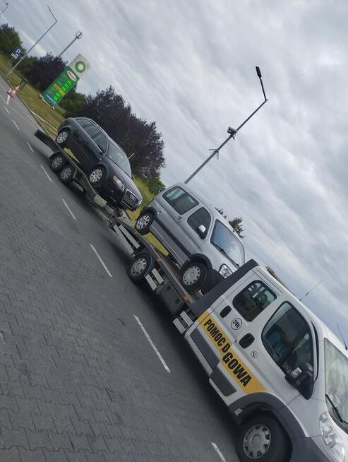 Auto laweta pomoc drogowa holowanie Giżycko