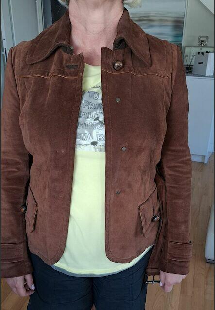 MAX MARA kurtka skórzana damska r. 40, lamówki i wypusty