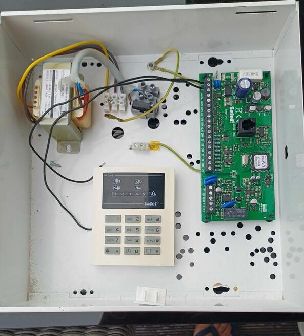 Satel CA-5 system alarmowy kompletny na 5 czujek+100% sprawny