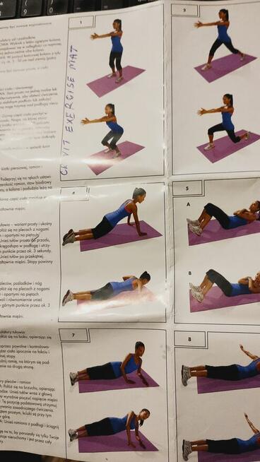 Crivit exercise mat – mata fitness i do ćwiczeń jogi