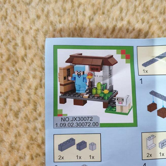 Klocki Minecraft – zestaw 5 sztuk