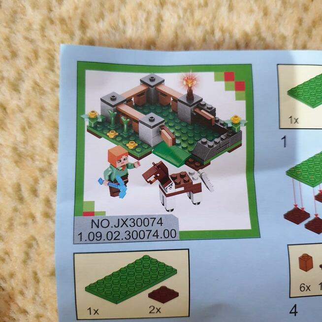 Klocki Minecraft – zestaw 5 sztuk