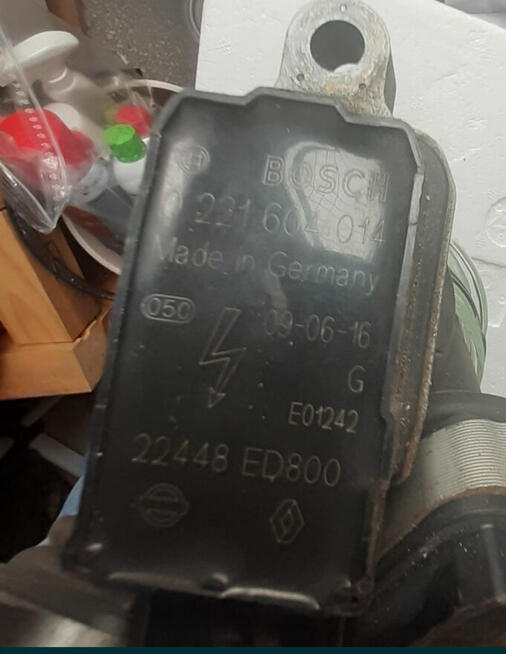 Cewki zapłonowe, dysze spryskiwacza Nissan Qasqai J10