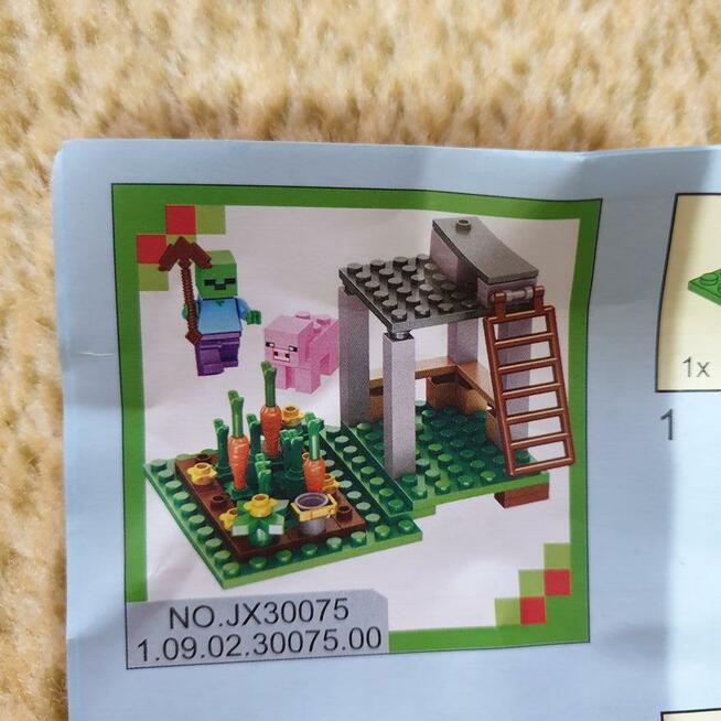 Klocki Minecraft – zestaw 5 sztuk