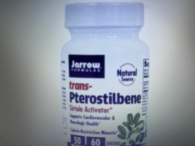 trans-pterostilbene 50 mg 60 tabletek