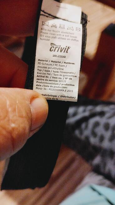 Crivit exercise mat – mata fitness i do ćwiczeń jogi