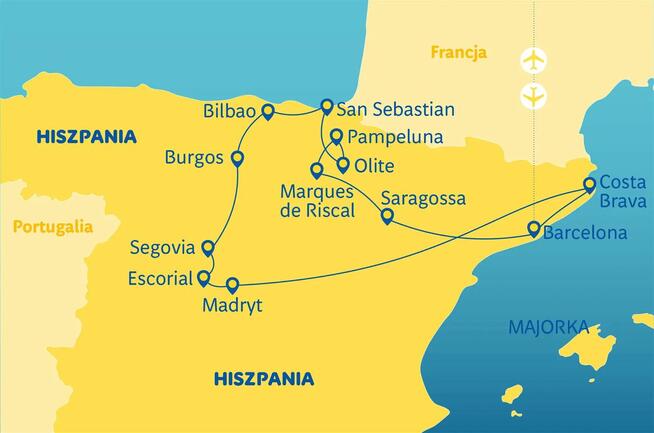Geotour, wycieczka Hiszpania jak malowana