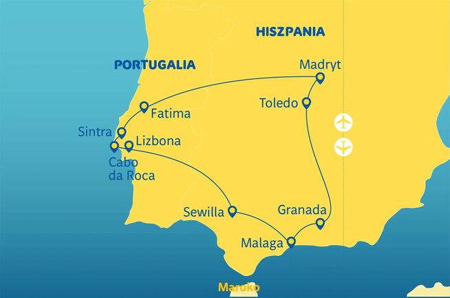 Geotour, wycieczka po Hiszpanii i Portugalii