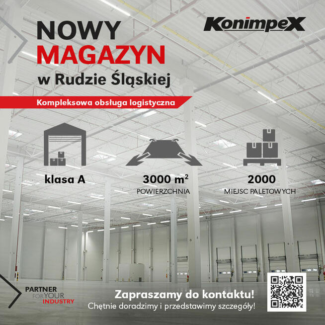 Wynajem powierzchni magazynowej z obsługą logistyczną