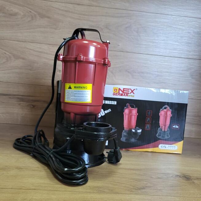 Pompa zanurzeniowa Onex. 3750W. Z rozdrabniaczem. Nowa