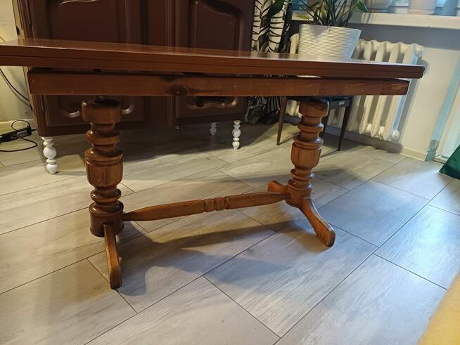 PRL ława rozkladana z korbka