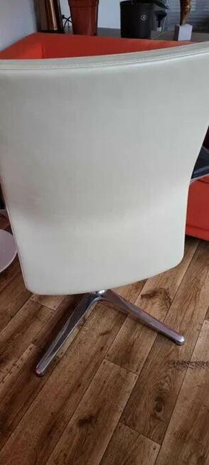 Fotel konferencyjny My turn skóra beżowy 7 szt