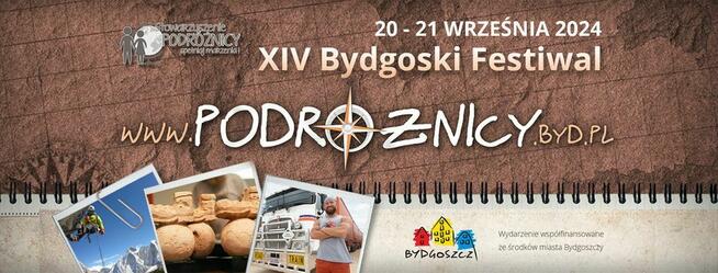 XIV Bydgoski Festiwal PODRÓŻNICY 20-21. 09.2024